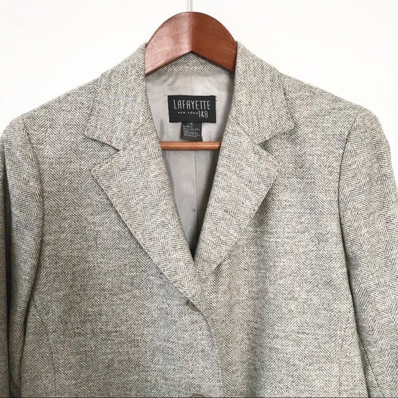 ** Lafayette 148 New York ** wool, cashmere coat - Picture 2 of 9